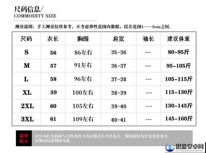 国产尺码与欧洲尺码 2024 之对比分析及应用探讨