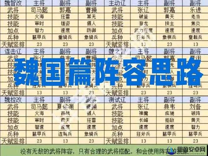 策魂三国深度解析，武将阵容搭配全攻略，助你精准布局驰骋三国战场